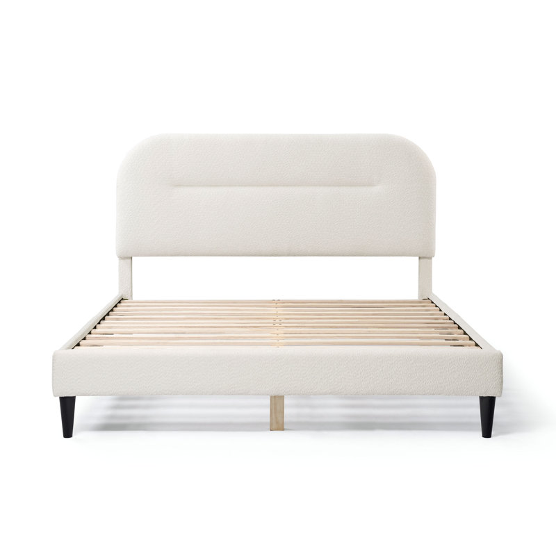 Lit plateforme tapissier Anij