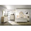 Table de chevet 2 tiroirs beige