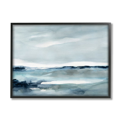 Paysage abstrait de l'océan polaire désolé