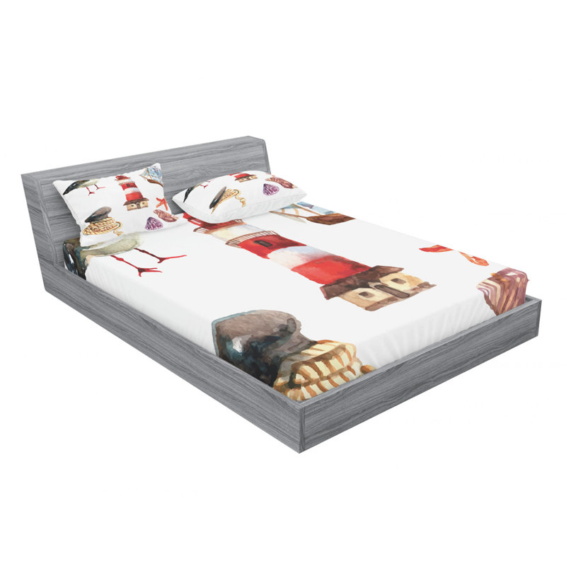 Microfiber Sheet Set, Full Sheet Set with Fitted Sheet