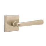 Cimarron Flat Privacy (Bed & Bath) Door Lever with Square Rosette