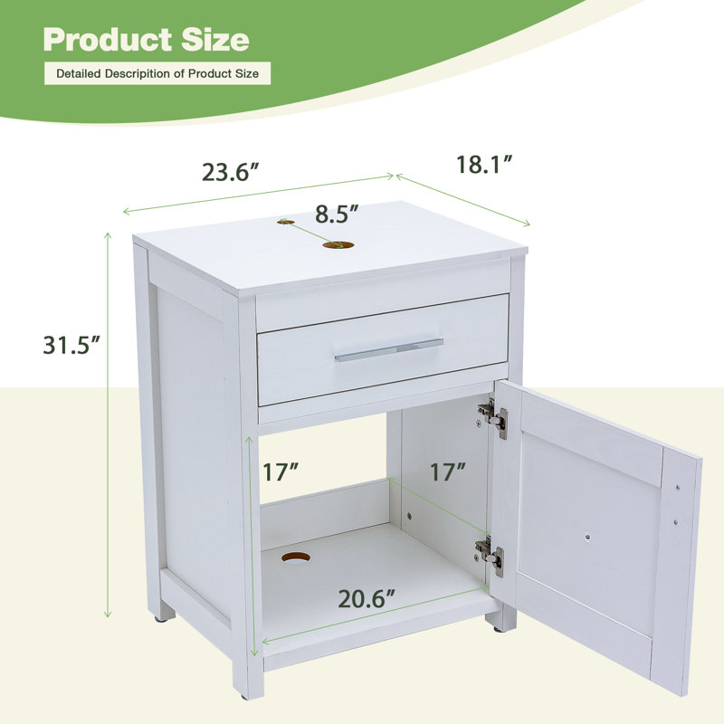 Base de meuble-lavabo simple 23,6 po seulement en blanc