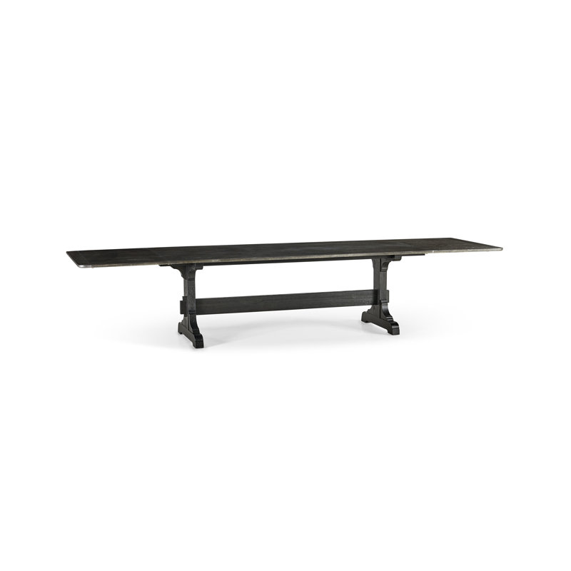 Epoch Solid Oak Dining Table, Ebonized Oak
