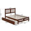 Lit plateforme en bois massif Anakin avec lit gigogne assorti-63783808-63783810