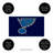 Full Color PVC Mat, 16" x 28", St. Louis Blues