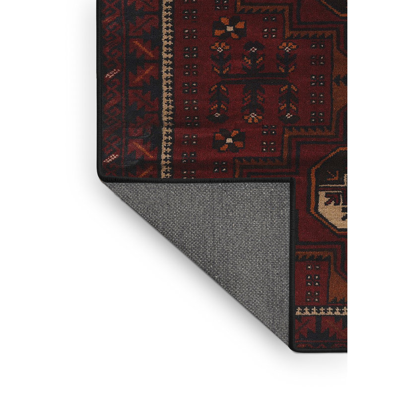 Tapis rouge à motif sud-ouest, Rectangle 4 pi x 6 pi