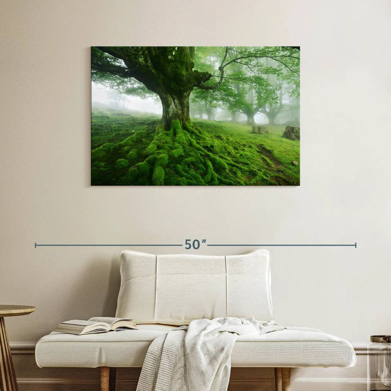 Harnek Mossy Tree, 26" H x 39" W
