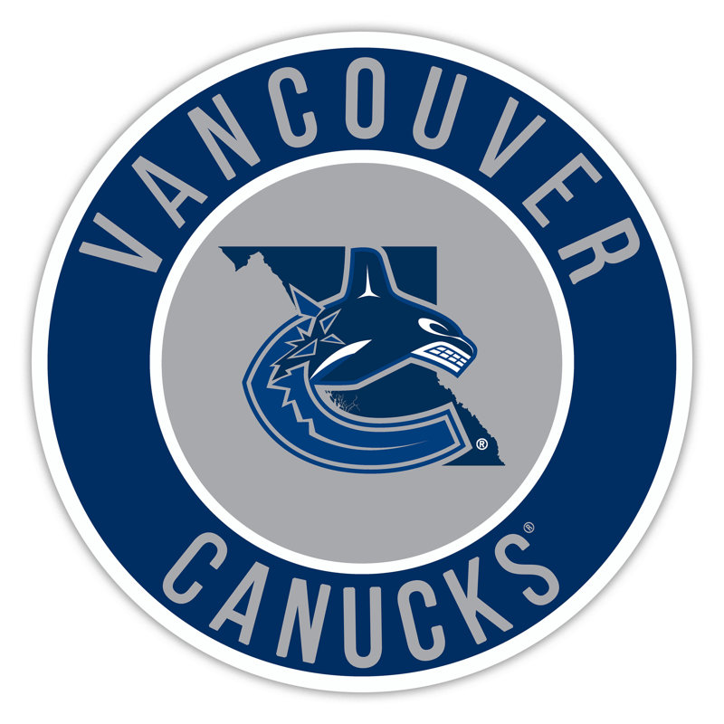 Canucks Bengals Bright Line - 16 po avec cercle