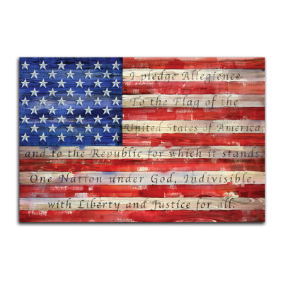 « all american flag i », impression