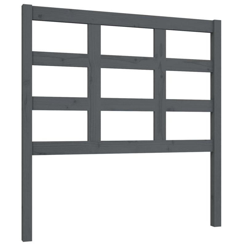 Mendota Solid Wood Slat Headboard, Single (3'), Black