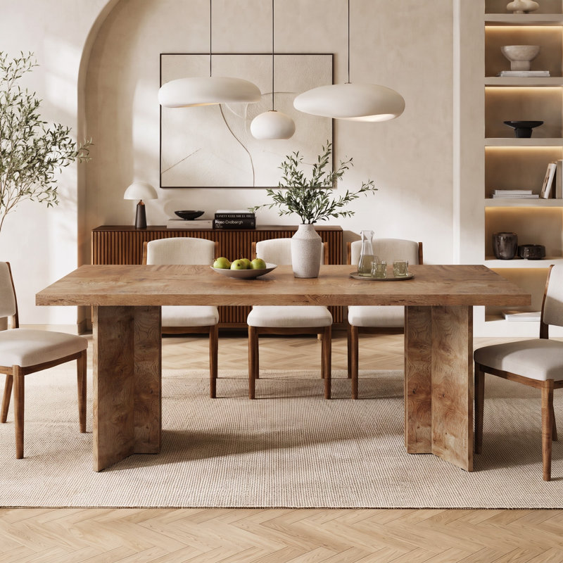 Rahn Dining Table, Light Oak Brown