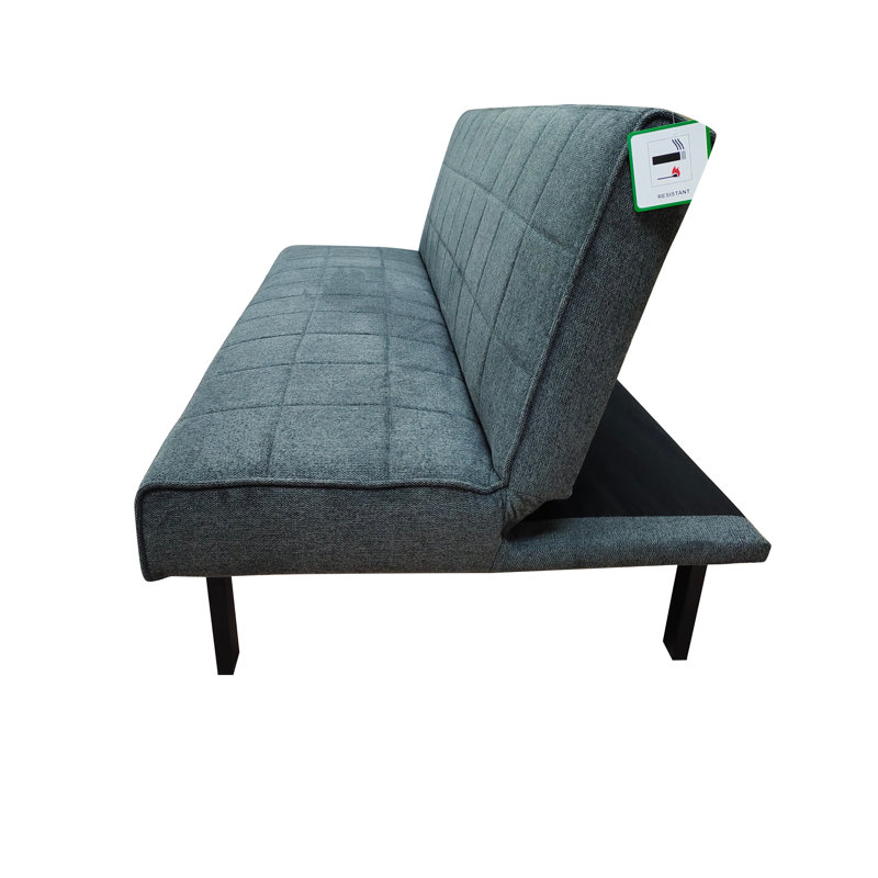 3 Seater Linen Sofa Bed, Grey