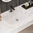 39.4" Floating Bathroom Vanity with Ceramic Sink, Modern Wall Mounted Storage Cabinet with 2 Drawers & 2 Open Spaces-422094633