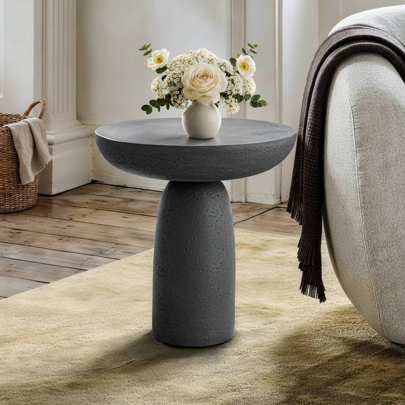 Table de bout Alivia, Noir