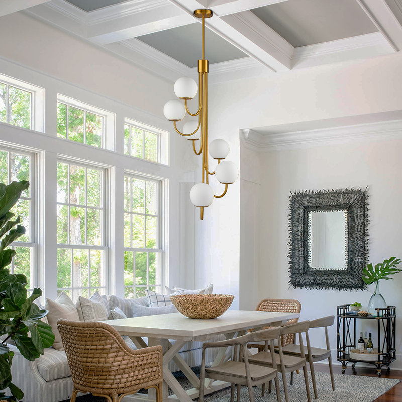 Itai 6 - Light Dimmable Modern Linear Chandelier