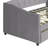 Elegant Velvet Upholstered Twin Daybed with Two Storage Drawers, Wood Slats, and Durable Frame for Modern Homes-165296371