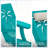 in Pool Lounge Chairs Set of 2 with Armrests, HDPE Pool Chaise Loungers for Sun Shelf, Ergonomic Pool Chairs with Adjustable Headrest & Carry Handle, Fade-Resistant Tropical Palm Design, Blue-101226618