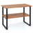 2-tier Teak Bathroom Storage Shelf Freestanding Wooden Bookshelf For Living Room