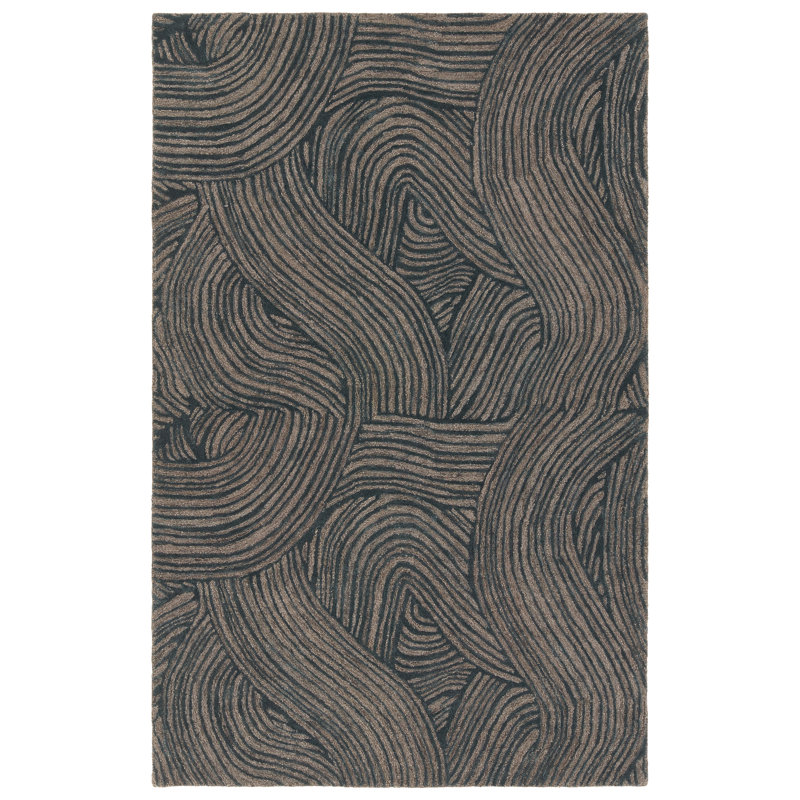Tapis bleu Jaipur Living, Rectangle 7 pi 9 po x 9 pi 9 po