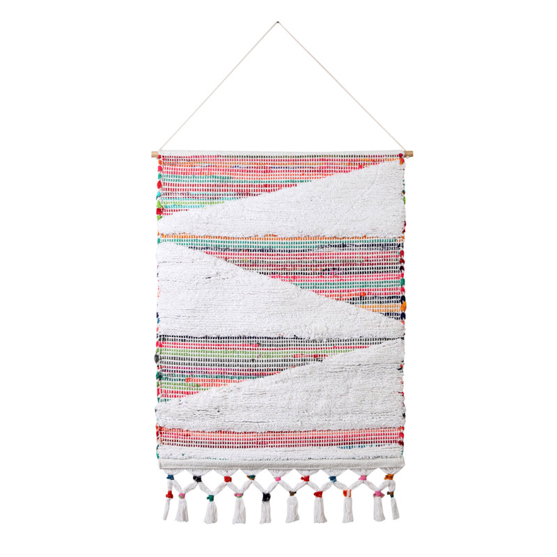 Suspension en coton Chindi Cloudy Day, H 51 po x l 25,5 po
