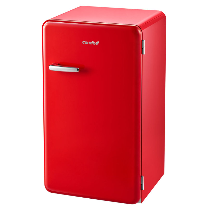 Comfee' 3.3 Cubic Feet Freestanding Mini Fridge, Red