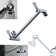 11" Solid Brass Shower Head Extension Arm With Lock Joints Adjustable Height