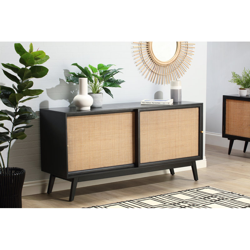 Watheroo 150Cm Wide Sideboard, Black