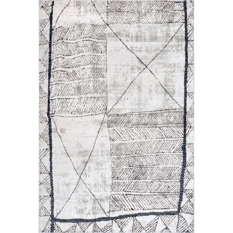 Ludovick Moroccan Indoor Rug, Rectangle 7'10" x 10'
