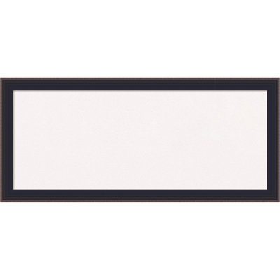 Havana Black Bronze Framed Corkboard, White Cork Bulletin Board, Organization Board, Pin Board