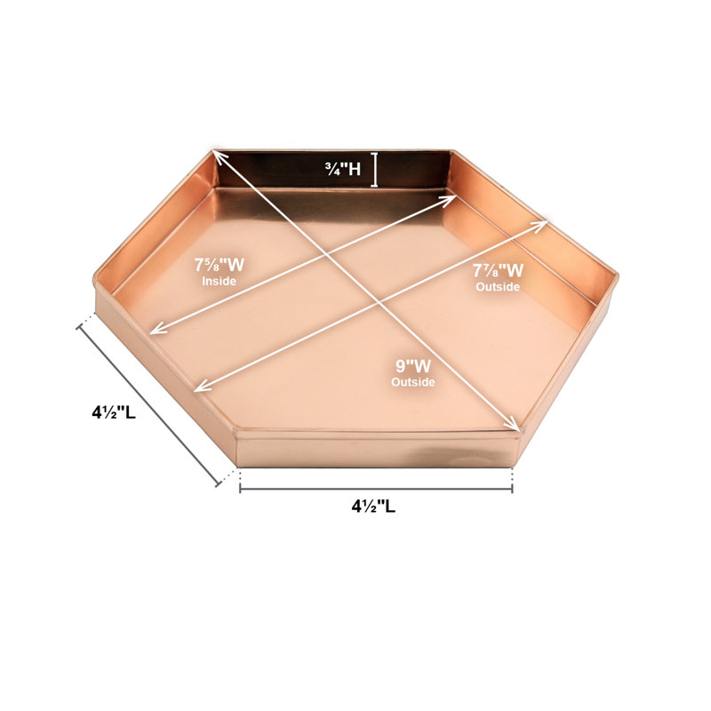 Metal Tray - Set of 3