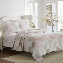 Laura Ashley Bramble Floral Cotton Quilt Set & Reviews - Wayfair