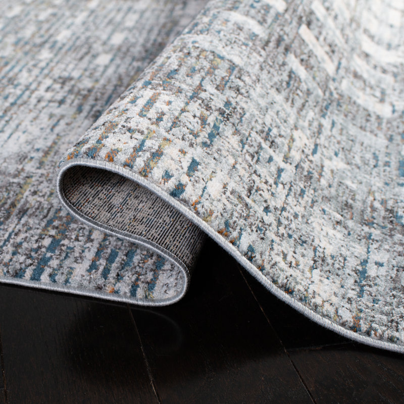 Harp Performance Abstract Rug, Rectangle 5' x 8'