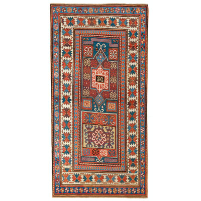 Antique Caucasian Kazak Rug, circa 1875