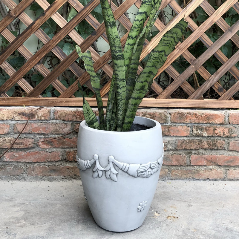 Pot de fleurs sans rebord guirlande Newhaven, H 16 po x l 14 po x P 14 po