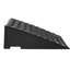 Rampe de bordure en caoutchouc 20,47 po x 20,47 po x 9,84 po, paquet de 2 rampes de bordure en caoutchouc noir, capacité de 7 000 lb avec canal de drainage pour garages