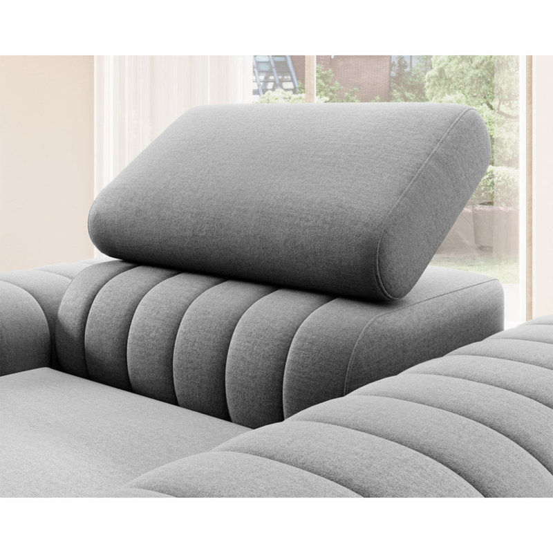 Fauteuil d'appoint moderne Laurence - Gris pâle, Gris clair