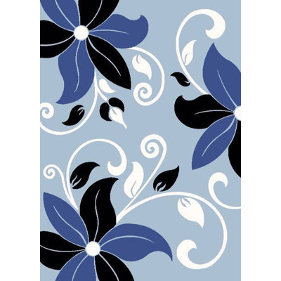 Tapis bleu clair