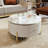 Round Coffee Table With Drawers