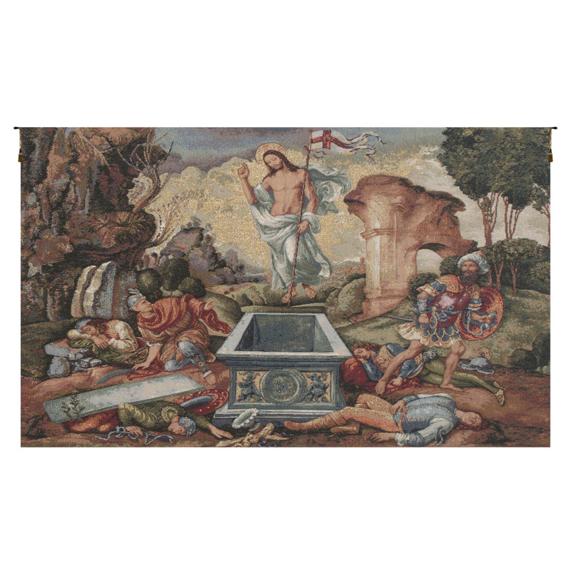 Loom Woven Cotton Blend Wall Hanging, 39" H x 53" W