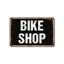 Bike Shop 13 Inch x 20 Inch Plastic Sign