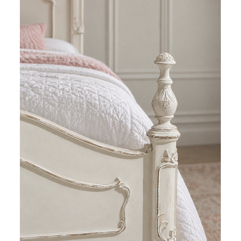 Lit standard en bois massif Losoya, Simple