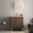 30" Striped Walnut Bathroom Vanity with Sink