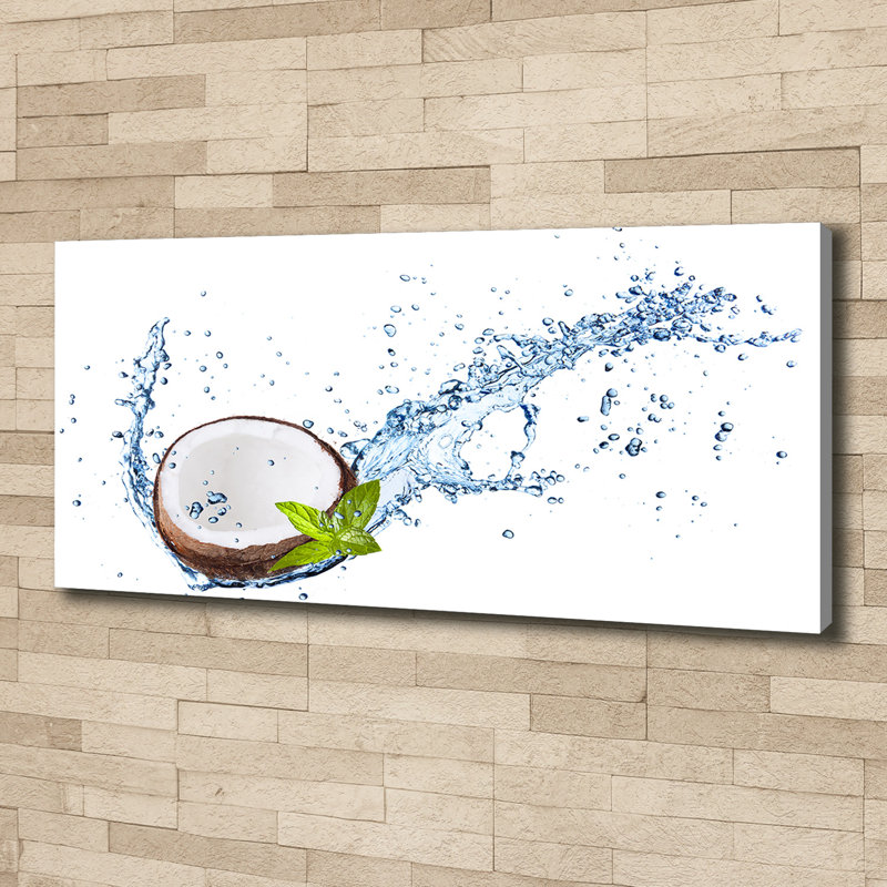 Coconut And Water - Wrapped Canvas Print