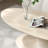 Amra Oval Coffee Table, Sandstone Greige