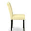 Chaises de salle à manger Abbott Parson - ensemble de 2 chaises rembourrées en similicuir Eggnog-1224577754-1224577596