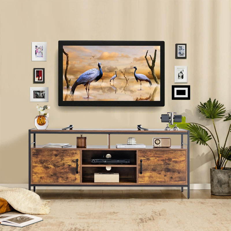 Milarose Unfinished TV Stand for TVs up to 65"