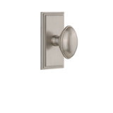 Grandeur Carré Plate Privacy with Eden Prairie Door Knob