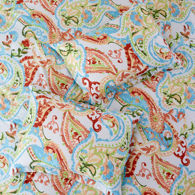 Modern Threads - Ensemble d'édredon de la collection Granada - Ensemble de lit en microfibre réversible de 8 pièces - Comprend un édredon, des draps, des taies décoratives et un coussin - Literie luxueuse