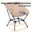 Chaise de camping avec poche latérale respirante-2122668277