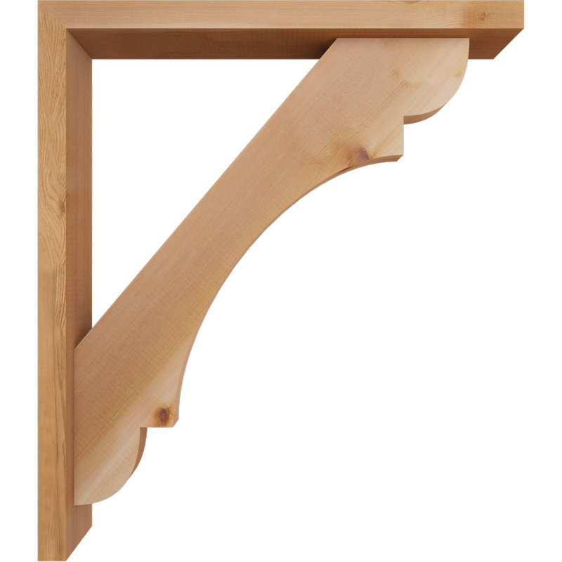 Support de bloc olympique avec entretoise décalée, 30 x 26, Cèdre rouge occidental de l 3 1/2 po (lisse)
